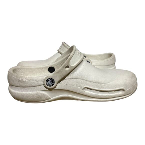 Crocs Specialist Women's 9 White Work Clogs Slip Resistant Comfort Shoes - Picture 2 of 8
